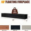 Tablette flottante 48 po 48 po-131518980