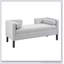 Banc décoratif rembourré