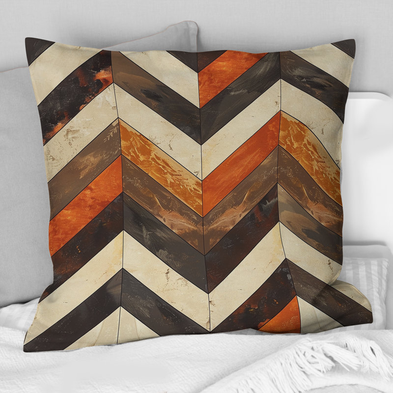 Coussin Brown, H 18 po x l 18 po
