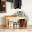 Seamas Bamboo Bench, Farmhouse Dining Bench Entryway Bench for Living Room, Hallway, Bedroom, Bathroom-599650700-558768653