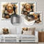 Cozy Teddy Bear chocolat en hiver II - art mural en métal de l'ours en peluche-2027982711