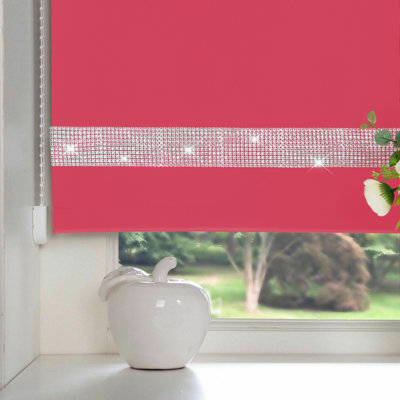 Diamante Room Darkening Roller Blind