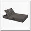 Double chaise longue d'extérieur en rotin d'extérieur avec dossier et siège réglables en osier-1542796569