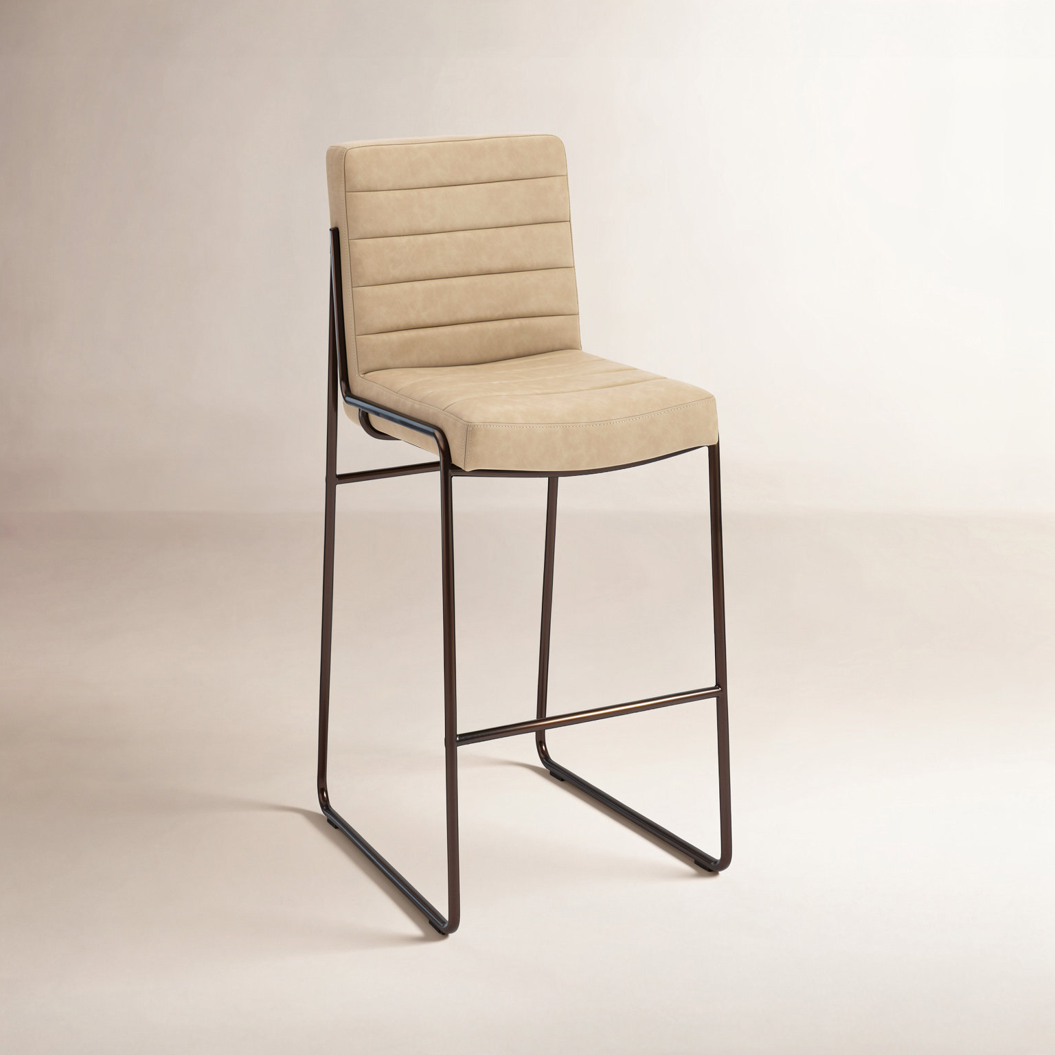 Availese Genuine Leather Bar and Counter Stool, Bar Stool (31" Seat Height)