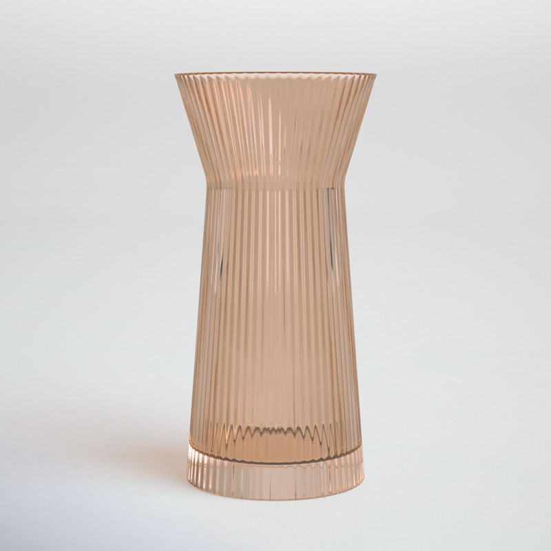 Brigida 9.75'' Handmade Glass Table Vase