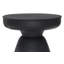 Matte black table stool