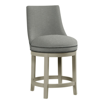 Vesper Upholstered Counter Stool with Solid Wood Frame