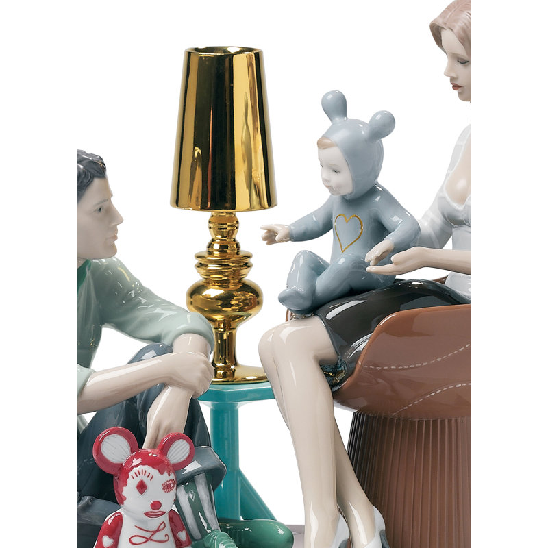 Figurine fantaisie la famille