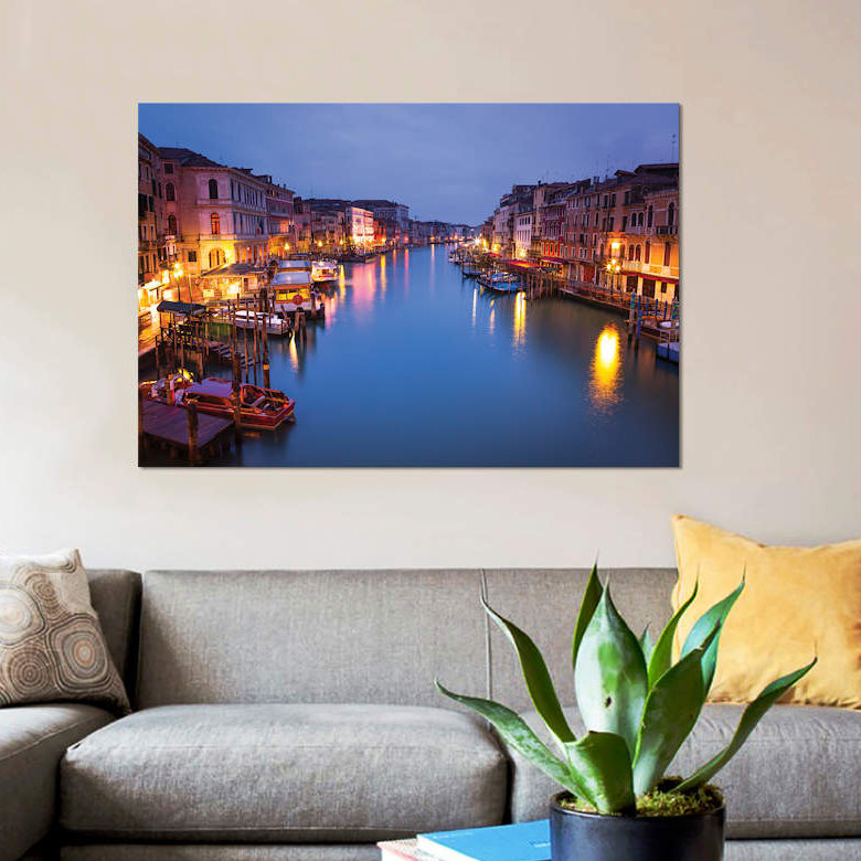 «Venice XIII», impression sur toile, H 12 po x l 18 po x P 1,5 po, Toile tendue, Pas de tapis