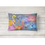 Coussin décoratif intérieur/extérieur six sens flamant rose
