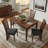 Gidney 19 " H Linen Upholstered Rubberwood Solid Wood Side Chair