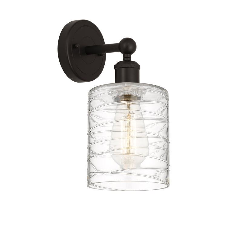 Chilchinbito Armed Sconce, Deco Swirl, Oil Rubbed Bronze