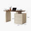 Bureau d'écriture rectangulaire l 63 po-1257805874