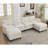 Modular Sofa,U Shaped Cloud Couch Comfy Set,Convertible Sectional Couch-213737447