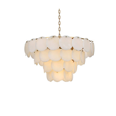 Lustre en albâtre de 32 pouces Ikeny