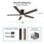 Ventilateur de plafond intelligent 52 "avec lumière-650498163-650498167