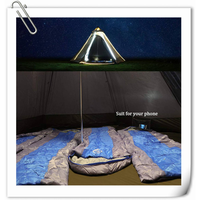 White Ultralight 6-Person Four-Season Dome Tent with Carry Bag