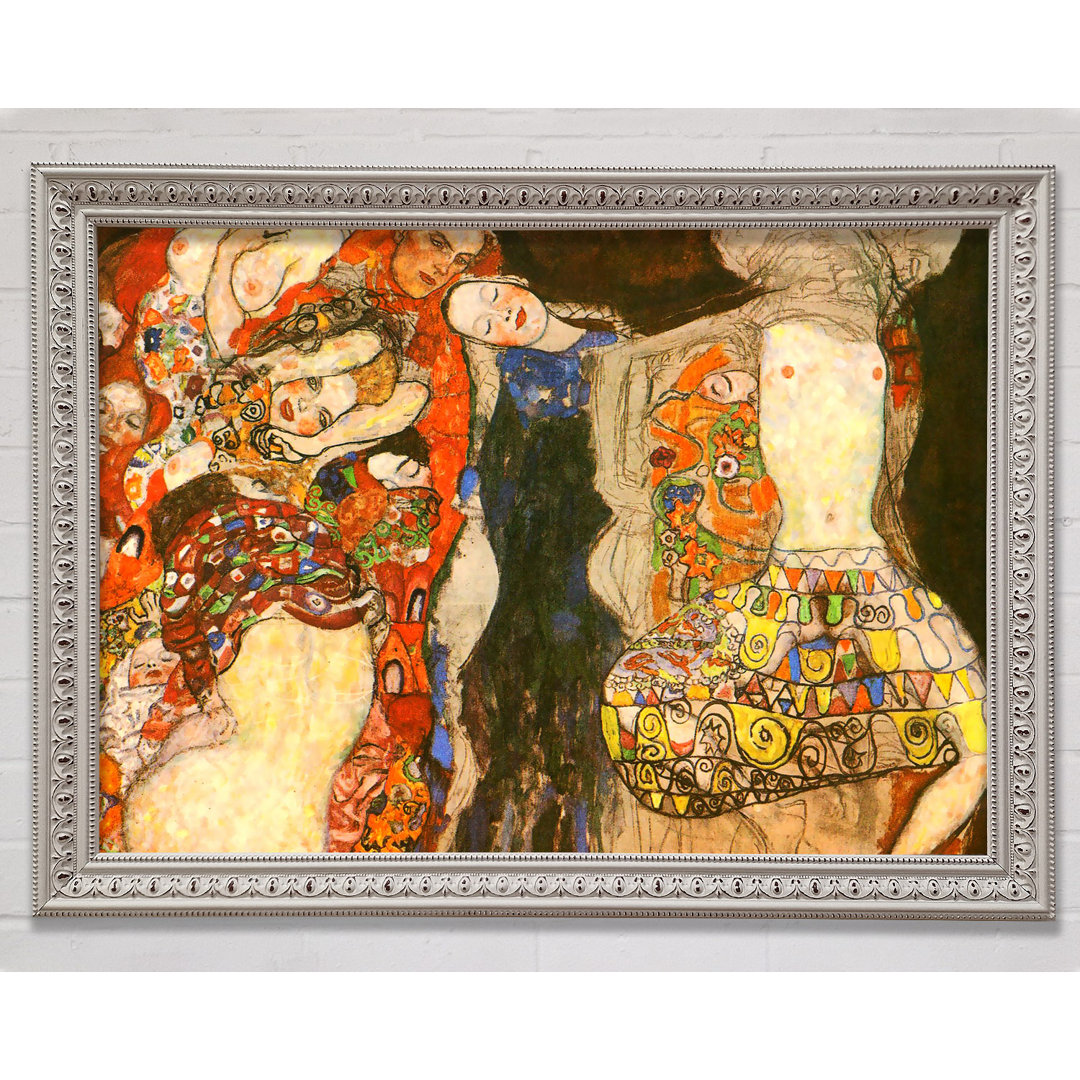 Poster Adorn the Bride with Veil and Wreath von Gustav Klimt