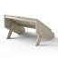 Repose-pieds moderne en poly-1857924963