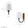 Sunlit Swivel Wall Sconce In Walnut Black