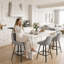 Tabouret de comptoir pivotant de 25,6 po avec structure en métal Absalom-308896215-272292295