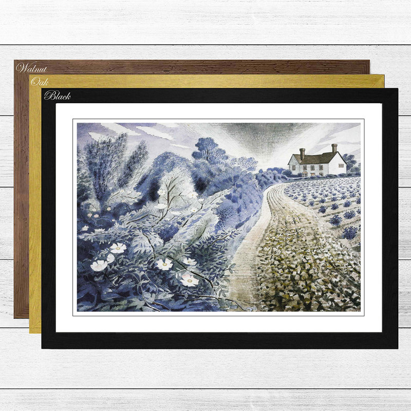 Single Picture Frame Painting, Black