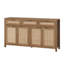 Buffet en rotin l 63 po avec 3 tablettes de rangement réglables Ciauna-1436952887