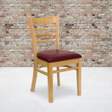Ladder Back Wooden Restaurant Chair