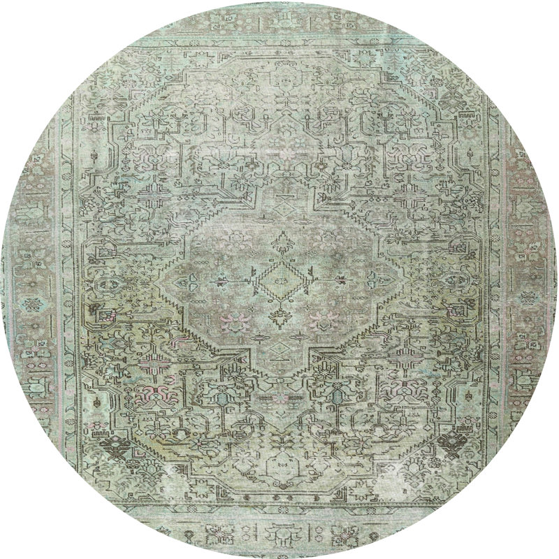 Oriental Indoor Rug, Round 4'