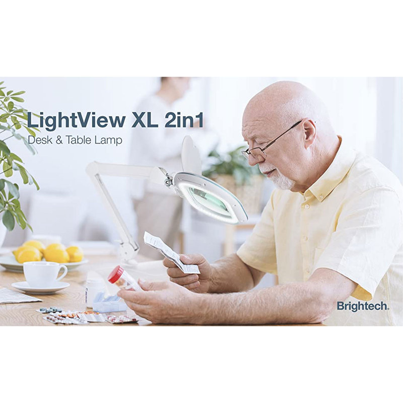 19.61'' LED Task Floor Lamp Set