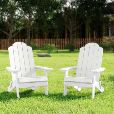 Chaise Adirondack pliante en plastique Suzzette
