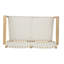 Causeuse de patio en bois d'acacia Melvin-108971822