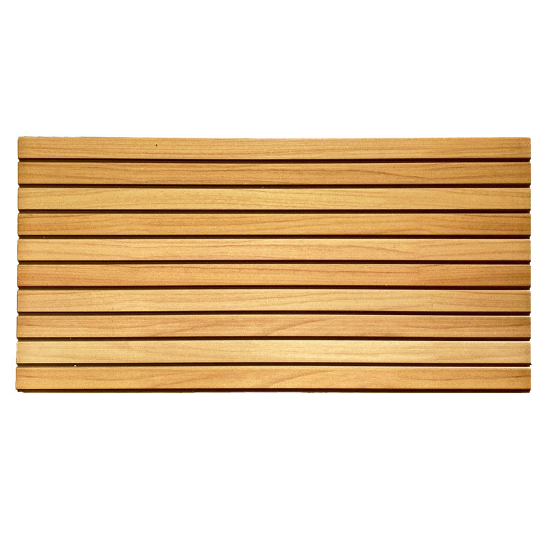 19.7" x 39.4" Wall Paneling (5-pack), Light Brown