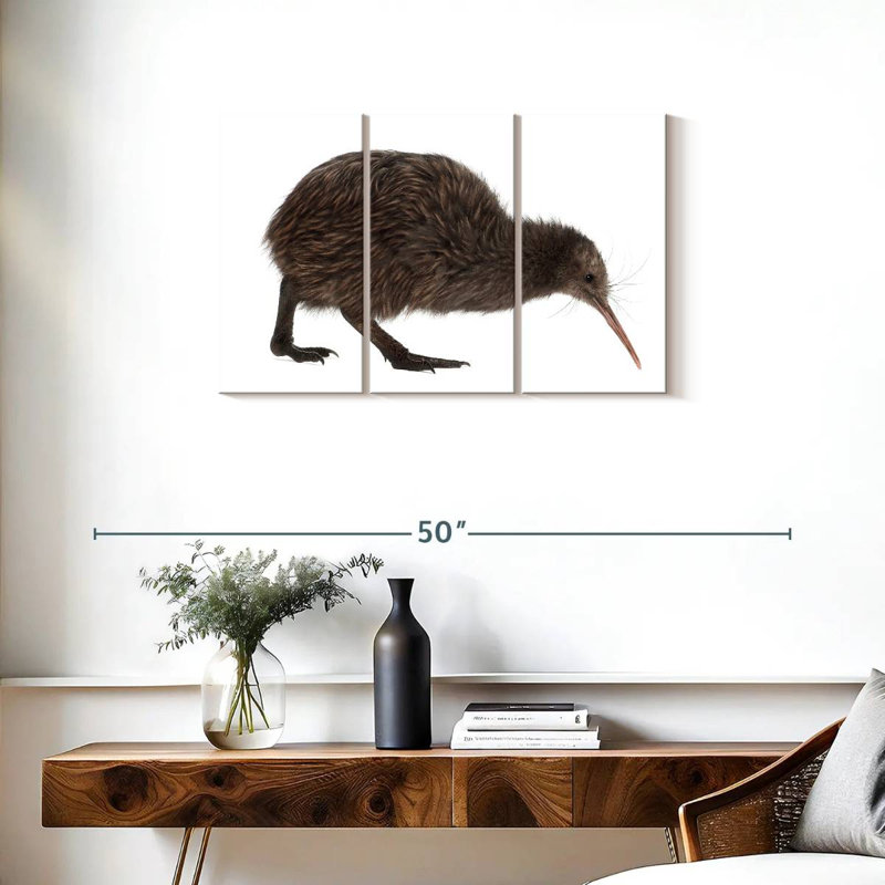 Brampt Kiwi Bird, 20" H x 33" W