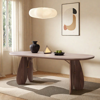 Magnifique table de salle à manger ovale