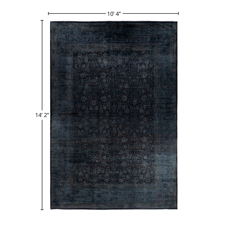 Morgelyn One-of-a-Kind 10' 4" X 14' 2" Hand Knotted Area Rug