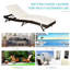 Chaise de jardin inclinable en rotin Rosengard