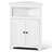 32" Freestanding Corner Storage Cabinet with 2 Doors and Adjustable Shelves