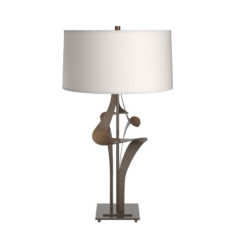 Antasia 27.4" Table Lamp, Flax, Bronze