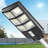 Home Outdoor LED Street Light (Set Of 2) With Solar Panels Dusk To Dawn With Motion Sensor Remote Control 600W Waterproof For Parking Lots Backyard