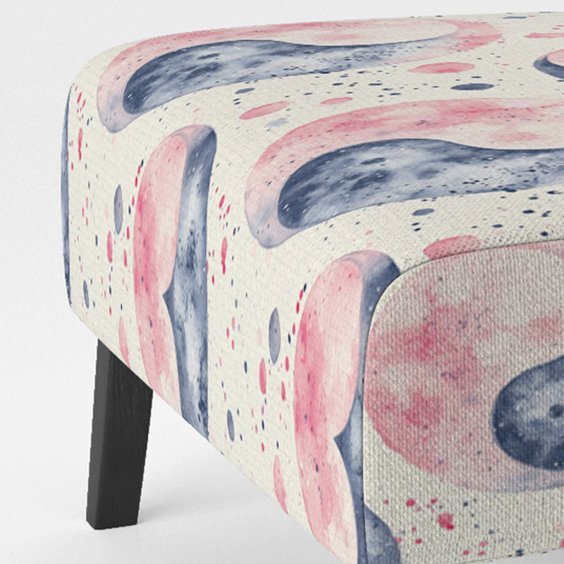 Fauteuil d'appoint pour filles - Symbole de Yin Yang noir, Pantoufle sans accoudoirs