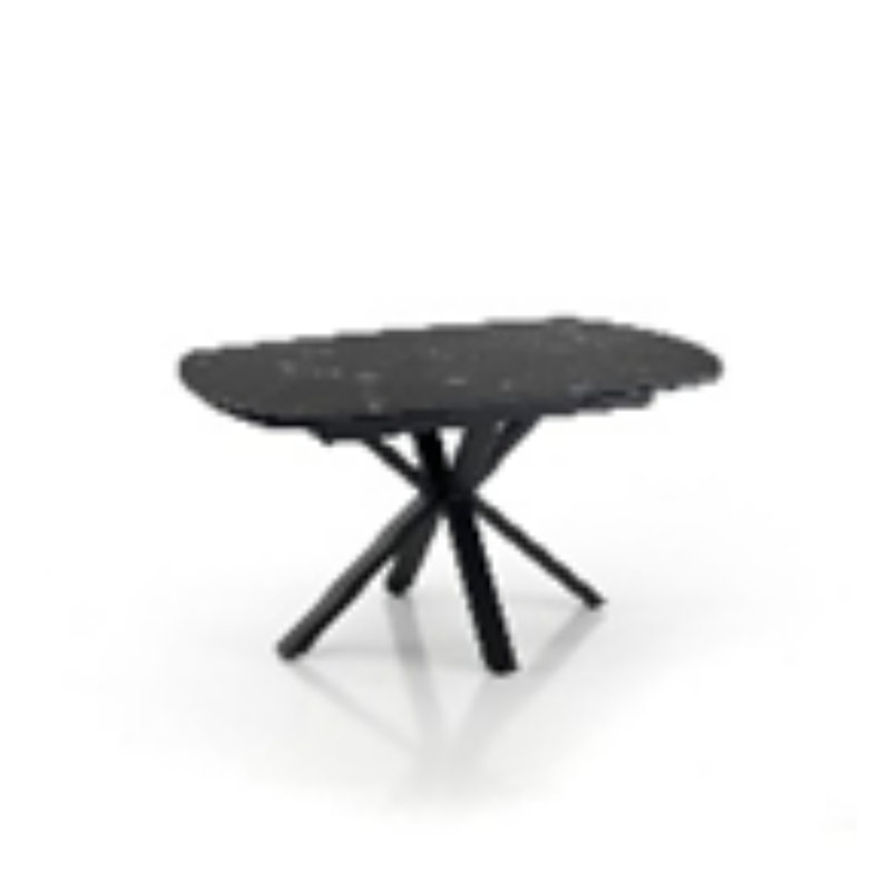 Tarkio Four Leg Coffee Table, Black Marble