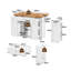 Smart Compact Kitchen Islands 120 cm W Kitchen Island with Top