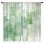 Rideaux verts abstraits et transparents avec rideaux obscurcissants - 2 panneaux
