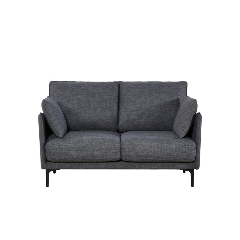 2 avec siège - gris, rembourrage en mousse, largeur de 34,18 po, tissu doux 2 places 54,33