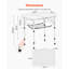 Table de camping pliante portative en aluminium 2 pi-1606037986