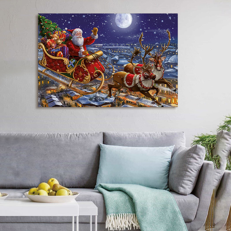 Peinture sur toile, cadre flottant