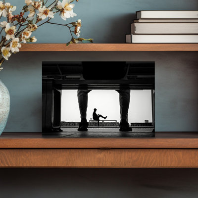 Contemporary Art Abstract Contemporary Architecture City Wall Art by Rahmad Adriansyah - Wrapped Canvas Print