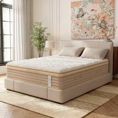 12" Queen Hybrid Memory Foam Mattress in a Box, Individual Pocket Springs for Motion Isolation, Silent Sleep & Pressure Relief