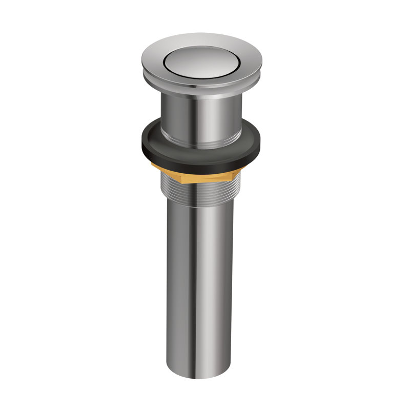 2.75" Pop-up Bathroom Sink Drain with Overflow, Chrome